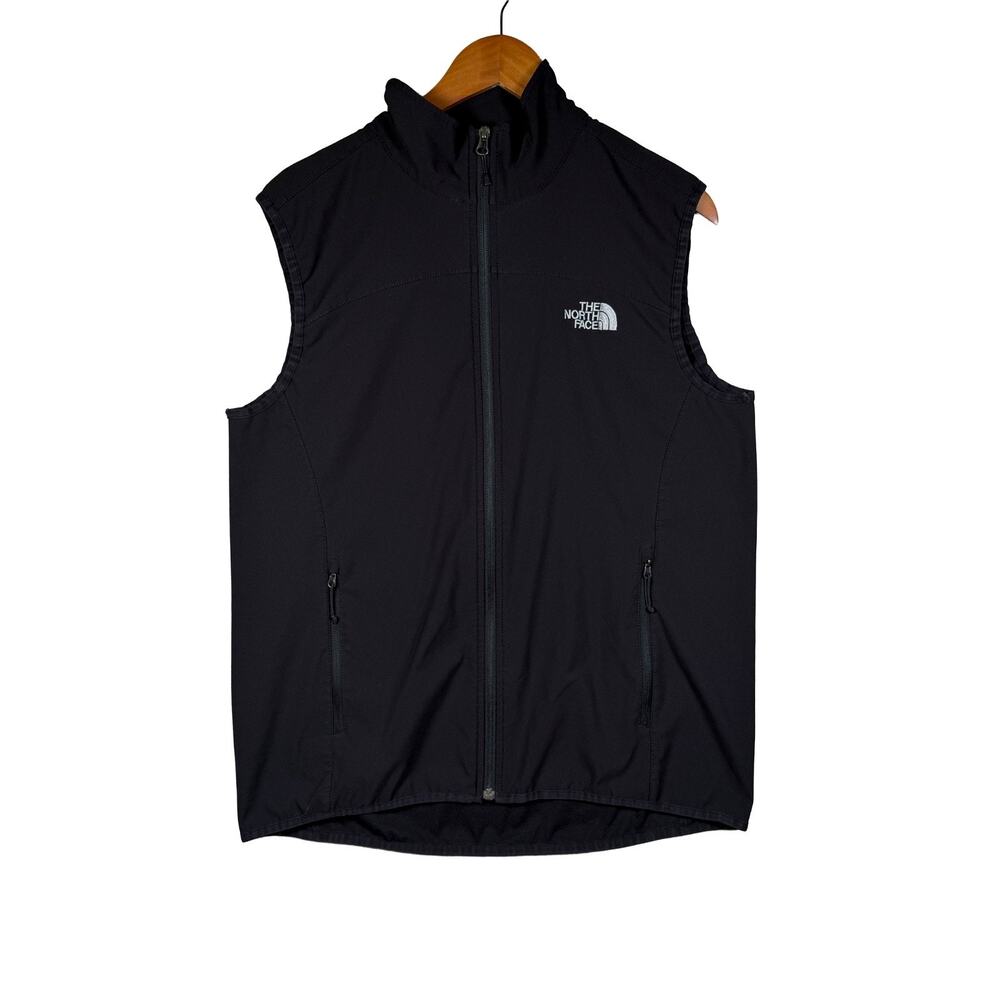 The North Face TNF Apex Men's Black Hiking Softshell Gilet Vest Jacket size M